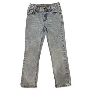 Wonder Nation Straight Leg Jeans | Light Wash | Size 7
